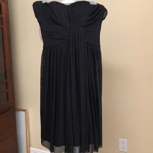 Calvin Klein black strapless dress